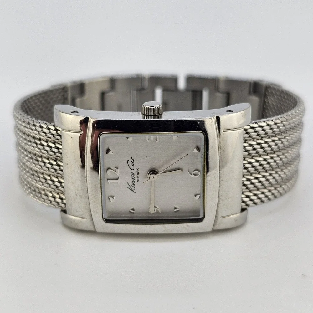 Kenneth Cole 21MM Women's Watch Gray Dial Bracelet Band 5.5